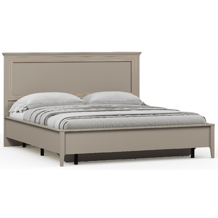 Кровать Classic LOZ180х200 М 180*200 глиняный серый (с металлическим основанием)