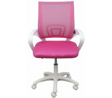 Кресло AksHome RICCI White (Ричи) розовый