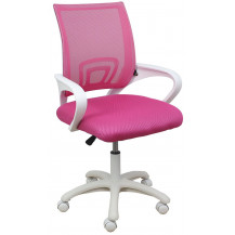 Кресло AksHome RICCI White (Ричи) розовый