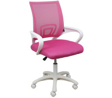Кресло AksHome RICCI White (Ричи) розовый