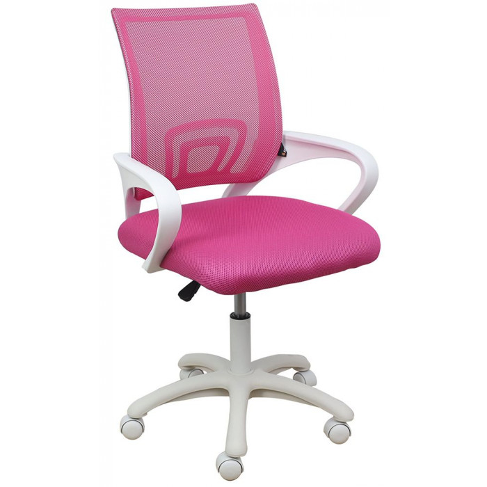 Кресло AksHome RICCI White (Ричи) розовый