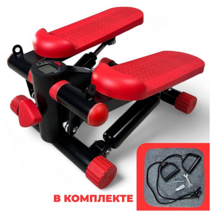 Степпер Atlas Sport AS-504 (black+red) с эспандерами