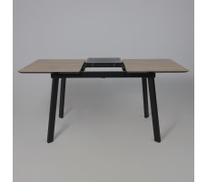 Стол AV 1209 HPL+МДФ 1200 (1600)*800 дуб вотан/черный
