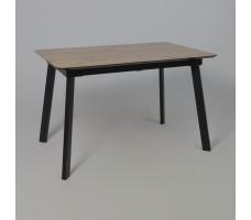 Стол AV 1209 HPL+МДФ 1200 (1600)*800 дуб вотан/черный