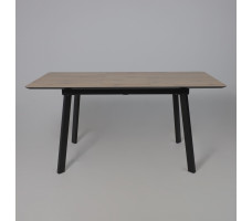 Стол AV 1209 HPL+МДФ 1200 (1600)*800 дуб вотан/черный