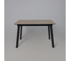 Стол AV 1209 HPL+МДФ 1200 (1600)*800 дуб вотан/черный