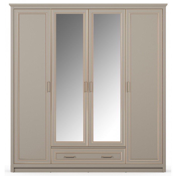 Шкаф Classic SZF2D2L1S 213*62.5*231 глиняный серый