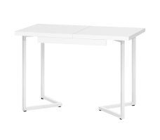 Стол Millwood Лондон (100-140)*60 раздвижной (каркас белый)