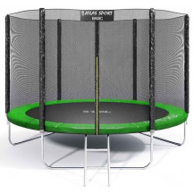 Батут Atlas Sport 312 см - 10ft BASIC (3 ноги) с лестницей зеленый Батут Atlas Sport 312 см - 10ft BASIC (3 ноги) с лестницей зеленый