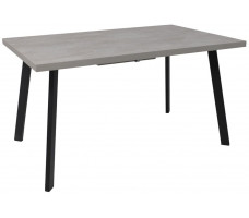 Стол Hagen 140 (140-180)*85 цемент/черный