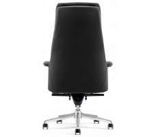 Кресло SPARX Loren NL Chrome / Black натуральная кожа/черный
