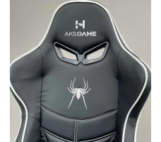 Кресло Akshome SPIDERMAN (Спайдермэн) ECO черный/белый