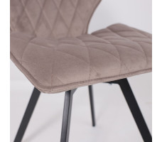 Стул поворотный Rafael M-R 360 d05 CAPPUCCINO LUX/черный