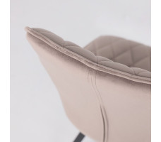 Стул поворотный Rafael M-R 360 d05 CAPPUCCINO LUX/черный