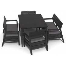 Комплект мебели Delano Lima Set графит Комплект мебели Delano Lima Set графит