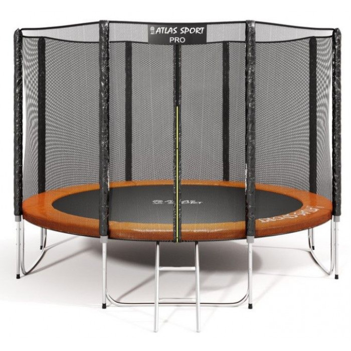 Батут Atlas Sport 312 см (10ft) 4 PRO оранжевый