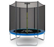 Батут Atlas Sport 183 см с внешней сеткой без лестницы синий