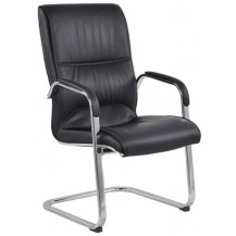 Стул SitUp BRYAN (Брайан) CF chrome (экокожа черная)
