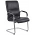 Стул SitUp BRYAN (Брайан) CF chrome (экокожа черная)