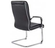 Стул SitUp BRYAN (Брайан) CF chrome (экокожа черная)