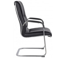 Стул SitUp BRYAN (Брайан) CF chrome (экокожа черная)
