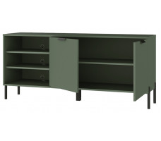 Тумба Paloma RTV2D 154*41*68 дымчатый зеленый