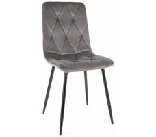 Стул Signal Tom (Том) Velvet Bluvel 14 серый/черный