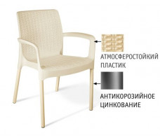СТУЛ SHT-S68 бежевый - ваниль (цинк)