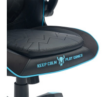Кресло геймерское FLOKY NEXUS Black-Blue V1 черный/синий