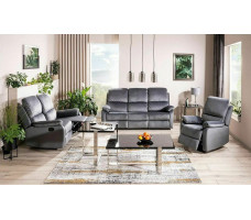 Диван раскладной SIGNAL SPENCER 3 Velvet Bluvel 14 серый