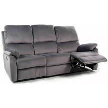 Диван раскладной SIGNAL SPENCER 3 Velvet Bluvel 14 серый Диван раскладной SIGNAL SPENCER 3 Velvet Bluvel 14 серый