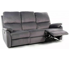 Диван раскладной SIGNAL SPENCER 3 Velvet Bluvel 14 серый