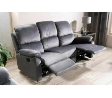 Диван раскладной SIGNAL SPENCER 3 Velvet Bluvel 14 серый