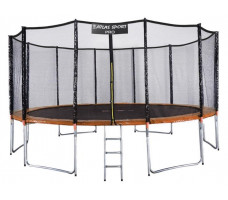 Батут Atlas Sport 490 см (16ft) PRO (усиленные опоры) оранжевый