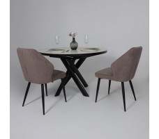 Стул поворотный Michael-R1 360 b05 latte lux/черный