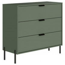 Комод Paloma KOM3S 104,5*41*91,5 дымчатый зеленый