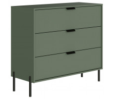 Комод Paloma KOM3S 104,5*41*91,5 дымчатый зеленый