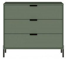 Комод Paloma KOM3S 104,5*41*91,5 дымчатый зеленый