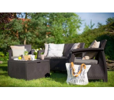 Набор садовой мебели Corfu Set (Корфу Сэт) коричневый
