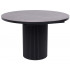 Стол Askar Round SLIDE-116 BAYONA GREY PREMIUM CER/Черный
