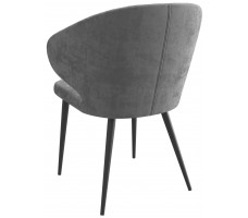 Стул ROB b22 grey lux/черный