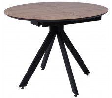 Стол AV 1107 HPL+МДФ 1000(1350)*750 дуб вотан/черный