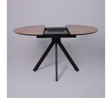 Стол AV 1107 HPL+МДФ 1000(1350)*750 дуб вотан/черный