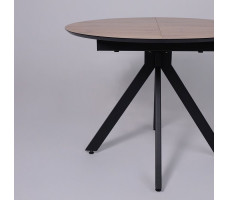 Стол AV 1107 HPL+МДФ 1000(1350)*750 дуб вотан/черный