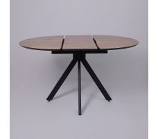 Стол AV 1107 HPL+МДФ 1000(1350)*750 дуб вотан/черный