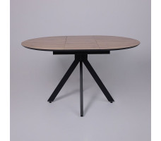 Стол AV 1107 HPL+МДФ 1000(1350)*750 дуб вотан/черный