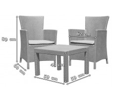 Набор мебели Rosario balcony set капучино