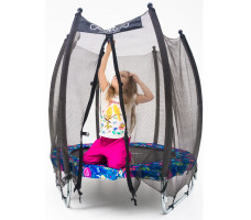Батут с защитной сеткой Calviano 140 см - 4,5ft OUTSIDE master smile