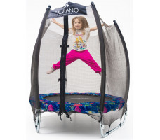 Батут с защитной сеткой Calviano 140 см - 4,5ft OUTSIDE master smile