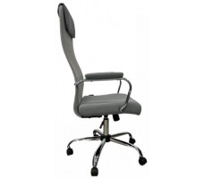 Кресло SitUp ALFA chrome (сетка Grey/ткань Grey)